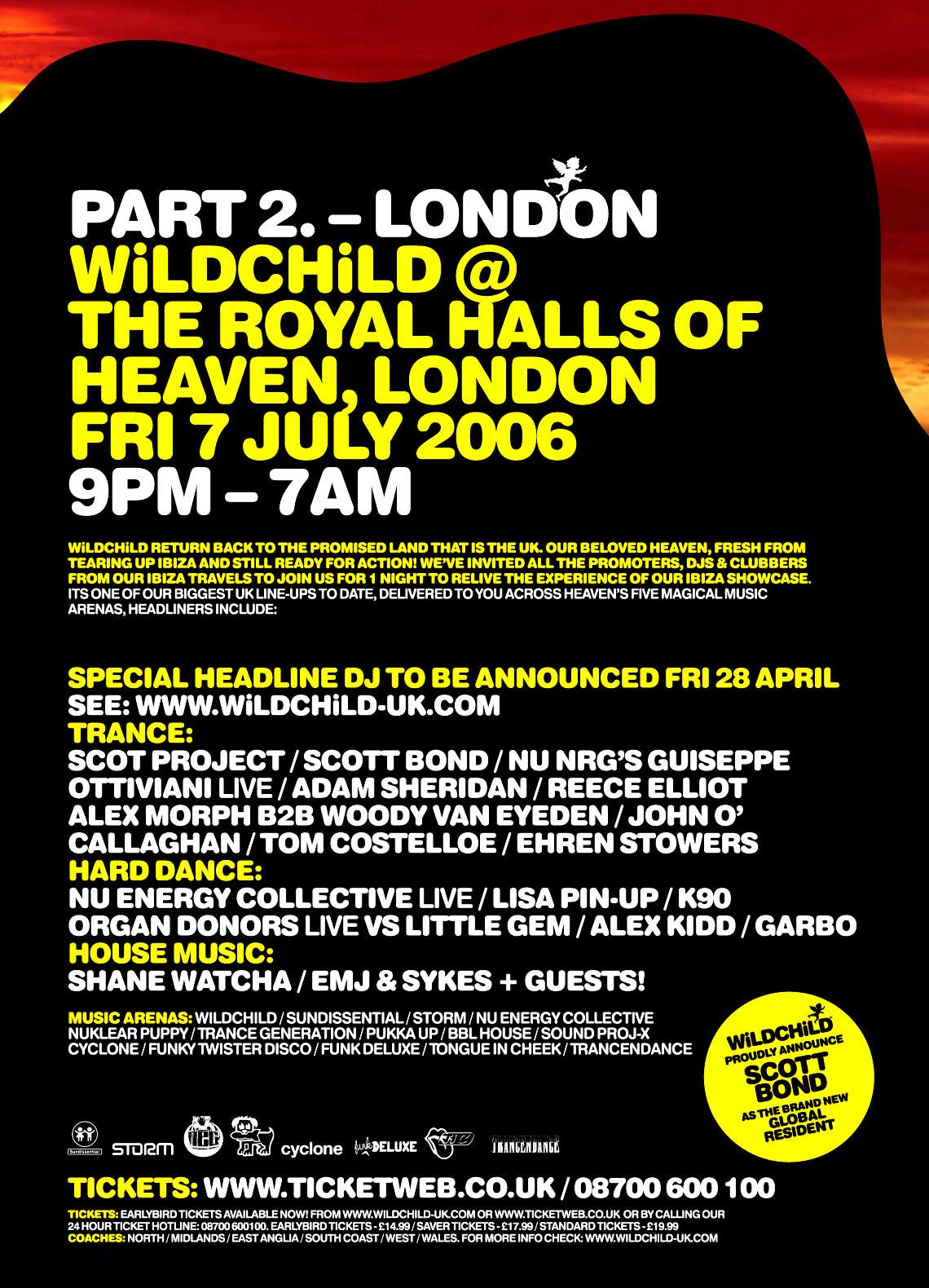 Heaven · Archive flyer