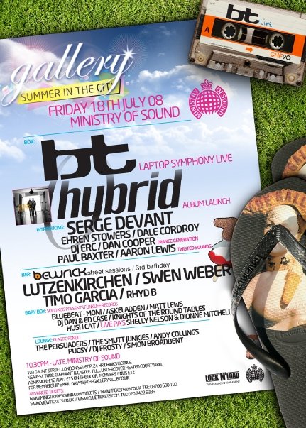 Ministry of Sound · 2008 flyer
