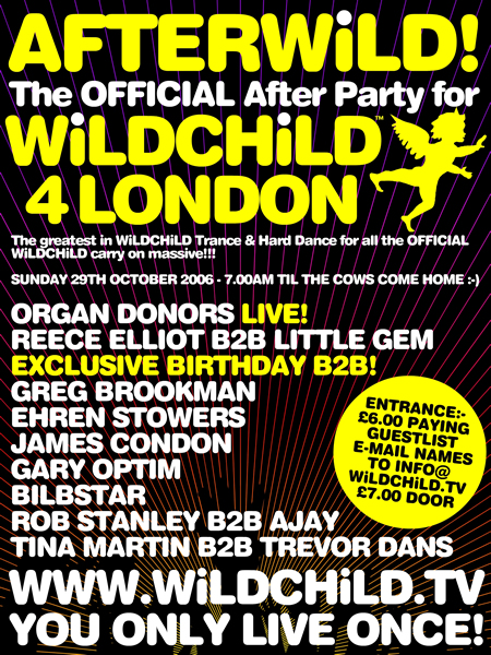 Afterparty flyer